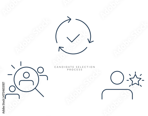 Human Resource - Candidate Selection - Stock Icon