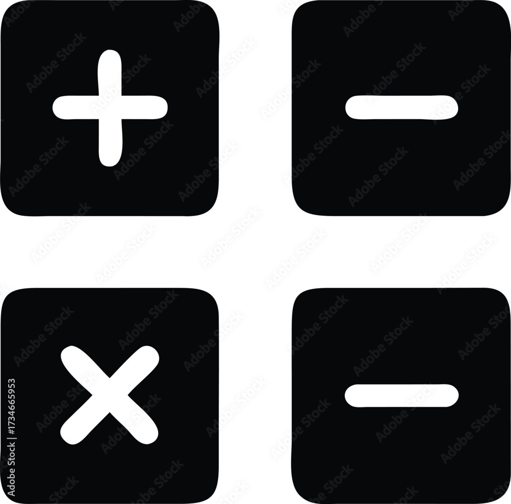 Obraz premium A close-up view of calculator buttons showing numbers and functions, for inputting data, doing math, and performing financial equations.