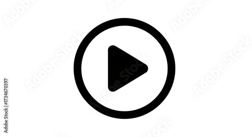 Play icon black circle isolated white background Free Download Play icon black circle isolated white background - GFXLoad