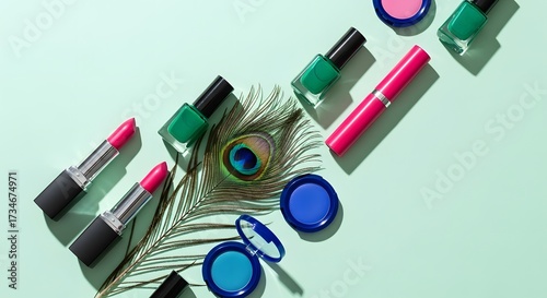 Vibrant Playful Abstract Geometric Shapes with Gradients - Modern Design Background