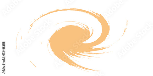 Abstract vector illustration of a peacock feather with fractal design, art, and vibrant color pattern line light on a brown background