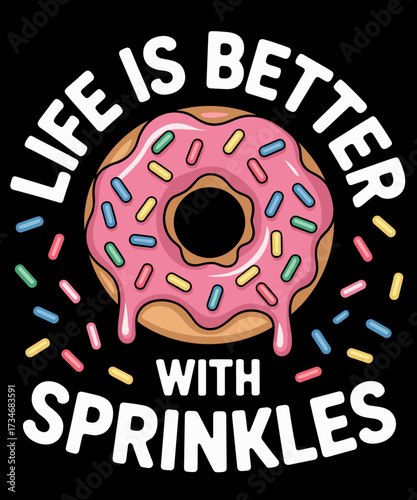 Cool Donut Design For Doughnut Donut Lover