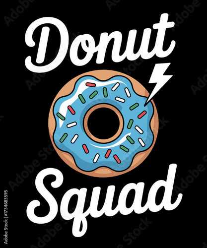 Funny Donut Birthday Party Doughnut Family Matching