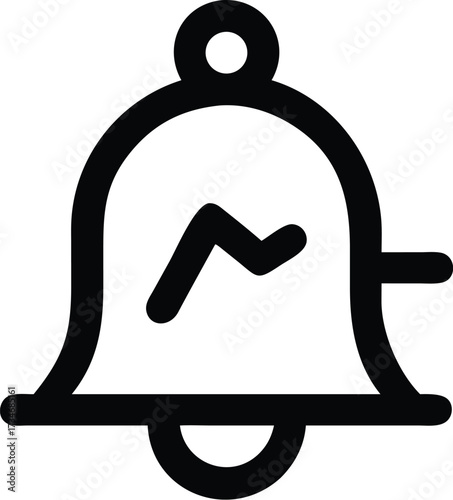 A polished brass stock market bell used for ringing in the opening or closing of trading on the financial exchange floor.