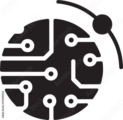 Global digital Icon