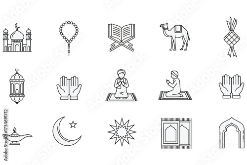 Vector art of collection of colorful book illustrations, ideal for educational content, library designs, and promoting the joy of reading