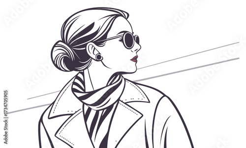 stylish women illustration 