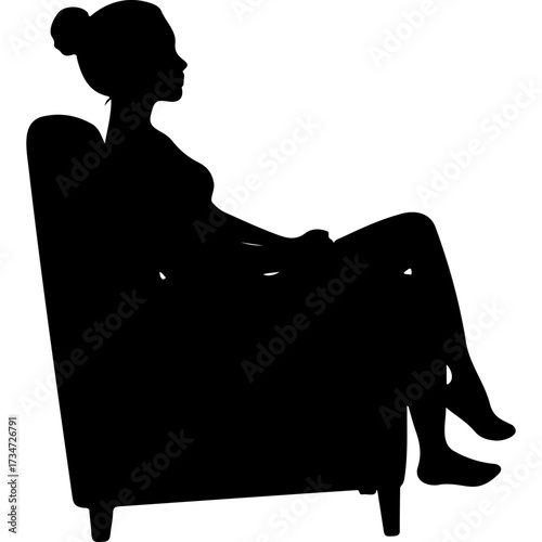 Woman sitting relaxed in chair symbolizing World Mental Health Day  