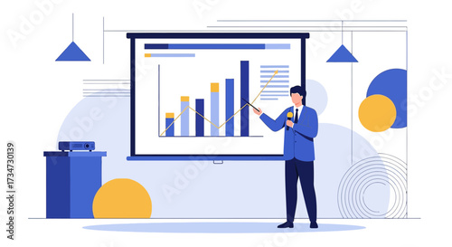 Professional business presentation, strategy, analysis and reporting for business development and