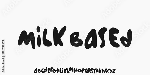 Elegant Font. Groovy Font. Graffiti Font. Creative Hand Drawn Uppercase. Street Art Classic Lettering Fashion Designs Typography modern serif decorative vintage concept vector illustration