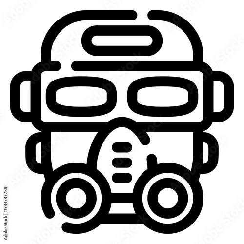Gas mask icon