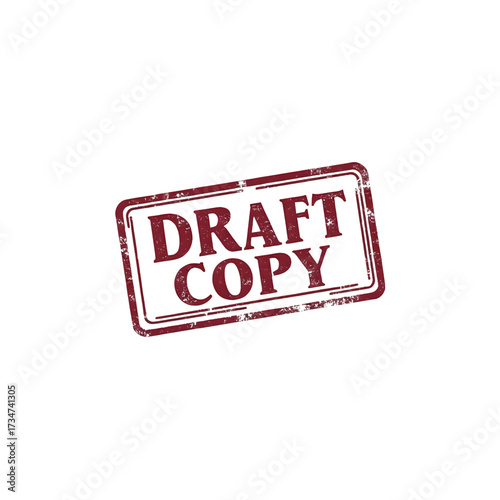 Urgent draft copy stamp for review