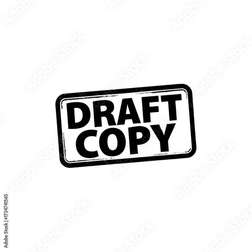 Draft copy stamp notification urgent review needed