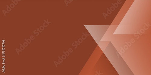 Abstract Red marron triangle modern background with space for text and message. vector template