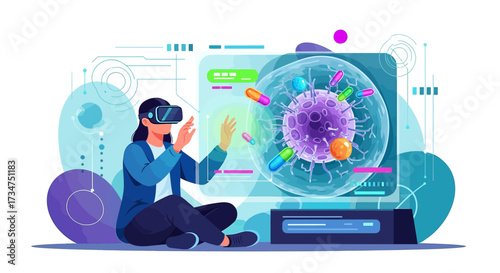 Virtual Reality in Medical Research Exploring Virus Structures with VR Technology