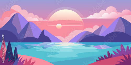 sunrise over the sea