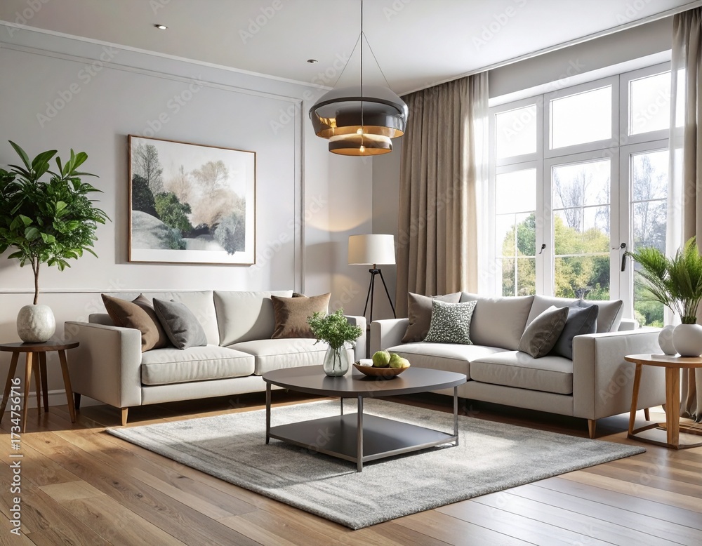 Fototapeta premium modern living room