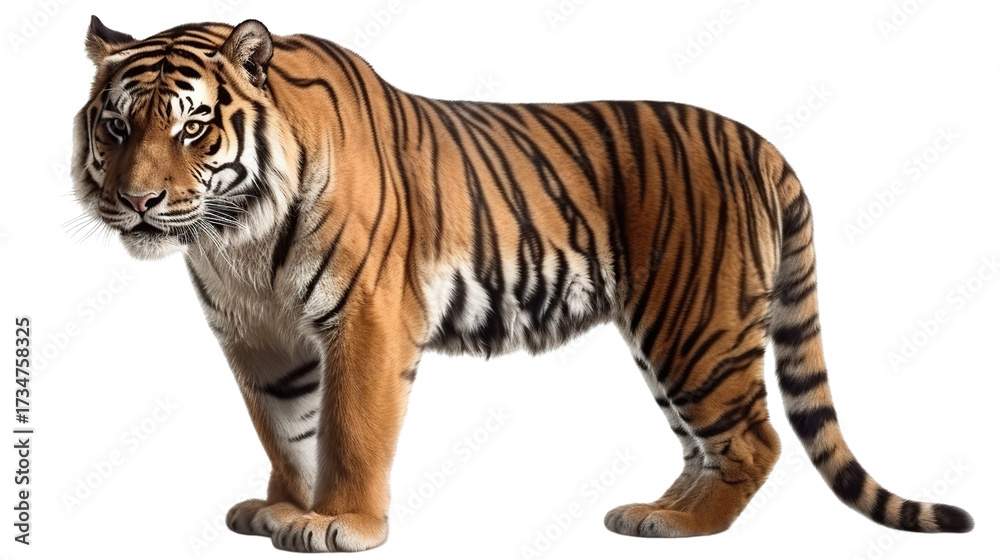 Obraz premium Tiger portrait, side view