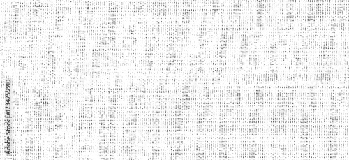 Vector fabric texture. Distressed texture of weaving fabric. Grunge background. Abstract halftone vector illustration. Overlay to create interesting effect and depth. Black isolated on white. EPS10.