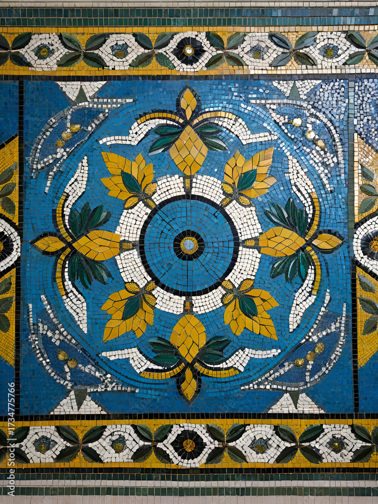 Fototapeta premium Heiligenschein,Scuola Mosaicisti Friuli,Spilimbergo,Italia
