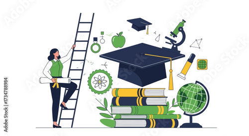 Achieving Academic Success, Climbing a Career Ladder, and Embracing Education and Knowledge