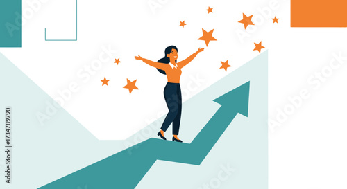 Achieving Success And Reaching Goals: Celebrating Achievements With Determination And Enthusiasm