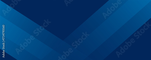 Gradient blue abstract background with a soft curve and smooth lighting. vector