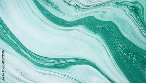 Light Pastel Mint Green Marble Texture Background