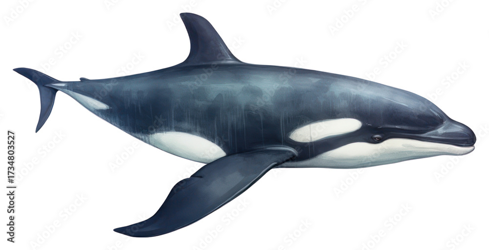 Obraz premium PNG Whale animal mammal shark.