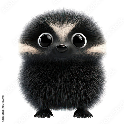 PNG Honey badger illustration creature cartoon.