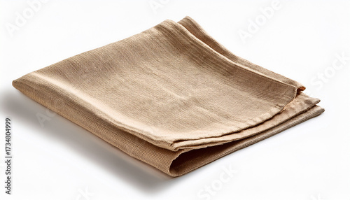 Flaxen Beige Napkin Transparent Background