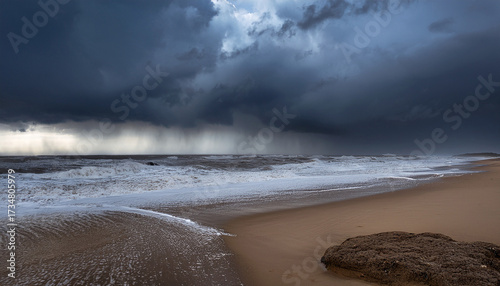 Stormy Day At The Beach