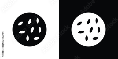 Thalassaemia icons. silhouette icons for ui designs