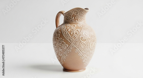 ceramic vase on a white background
