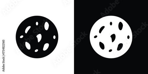 Leukemia icons. silhouette icons for ui designs