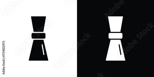 Jigger icons. silhouette icons for ui designs