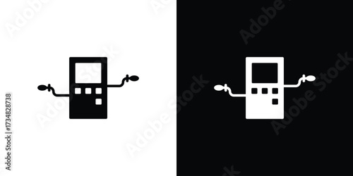 Dialysis icons. silhouette icons for ui designs
