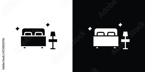 Clean Room icons. silhouette icons for ui designs