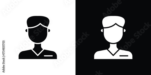 Cashier icons. silhouette icons for ui designs