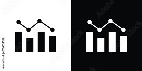 Benchmarking icons. silhouette icons for ui designs