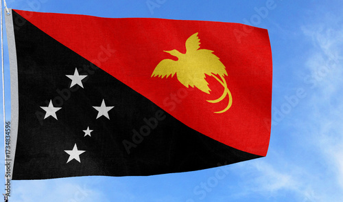 Konstfotografi Papua flags displayed side by side for comparative and multi-flag presentations