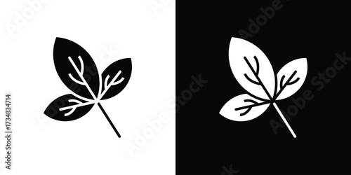 Basil icons. silhouette icons for ui designs