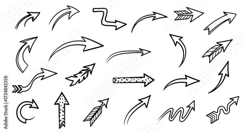 Arrow Parade: Playful Sketches of Movement