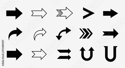 Arrow Crowds and Geometric Pointer Symbols