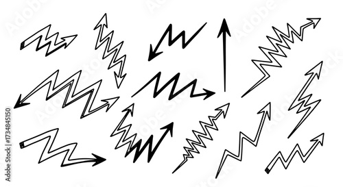Electric Zigzag Motion Doodles
