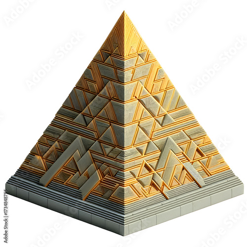 Pyramids of various designs