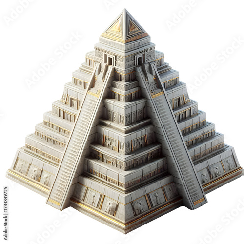 Pyramids of various designs