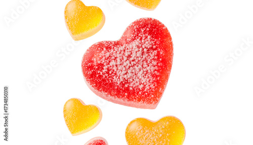 heart shaped jelly candies