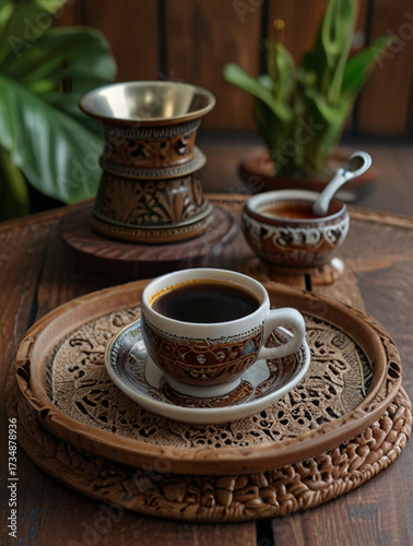 A cup of Javanese coffee