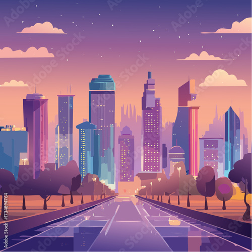 night city landscape